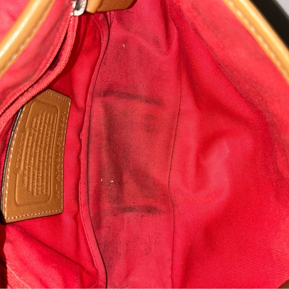 Coach Signature Brown and Tan Crossbody Bag - Picture 4 of 4